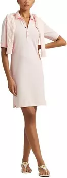 Платье LAUREN Ralph Lauren Collared Shift Dress, цвет Pink Opal