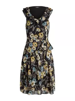 Платье Lauren Ralph Lauren Dress LAYKEN, черный