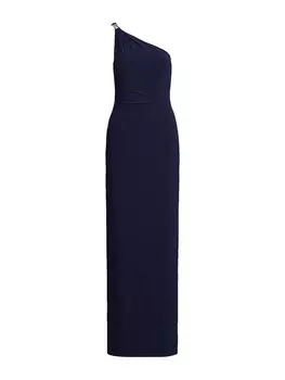 Платье Lauren Ralph Lauren Evening Dress Bellina, темно-синий
