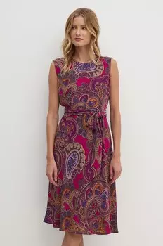 Платье Lauren Ralph Lauren, фиолетовый