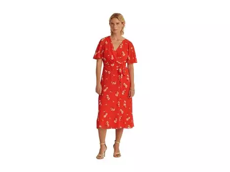Платье LAUREN Ralph Lauren, Floral Crinkled Georgette Dress