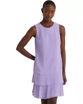 Платье LAUREN Ralph Lauren Georgette Shift, цвет Wild Lavender