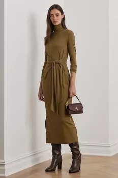 Платье Lauren Ralph Lauren, коричневый