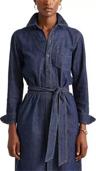 Платье Lauren Ralph Lauren Long Sleeve Day Dress, цвет Pure Rinse Wash