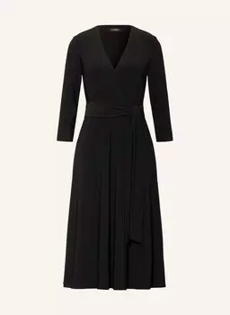 Платье LAUREN RALPH LAUREN mit 3/4-Arm, черный