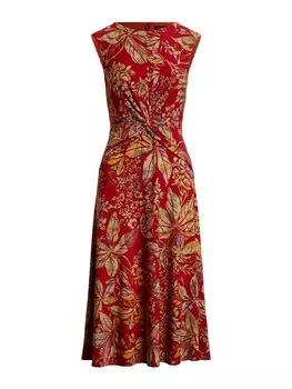 Платье Lauren Ralph Lauren Petite TESSANNE, темно-красный