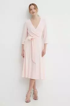 Платье Lauren Ralph Lauren, розовый