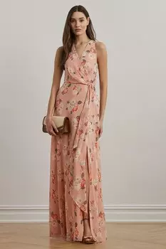 Платье Lauren Ralph Lauren, розовый