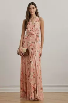 Платье Lauren Ralph Lauren, розовый