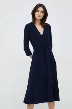 Платье Lauren Ralph Lauren, темно-синий