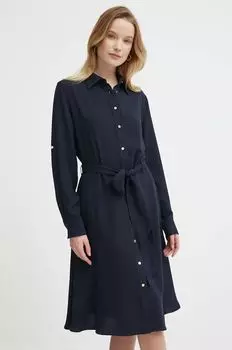 Платье Lauren Ralph Lauren, темно-синий