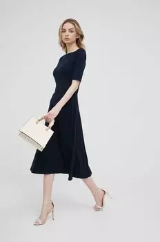 Платье Lauren Ralph Lauren, темно-синий