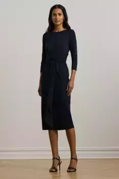 Платье Lauren Ralph Lauren, темно-синий