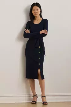 Платье Lauren Ralph Lauren, темно-синий