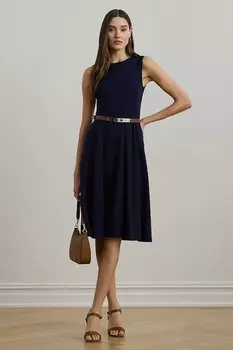 Платье Lauren Ralph Lauren, темно-синий