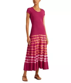 Платье LAUREN Ralph Lauren, Tie-Dye Print Maxi Dress
