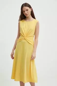 Платье Lauren Ralph Lauren, желтый