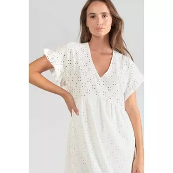 Платье Le Temps Des Cerises 62579 Lia Short Sleeve, бежевый