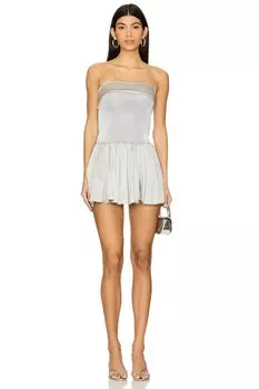 Платье леа Fait Par Foutch, серебряный