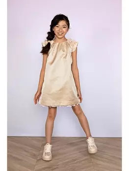 Платье Lechiq, бежевый