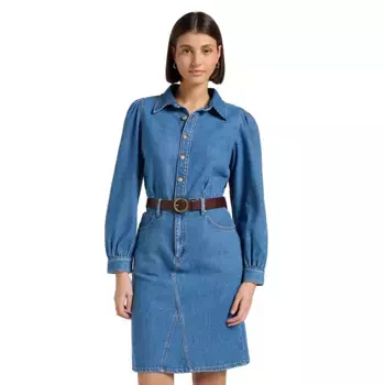 Платье Lee 112370996 long sleeve, синий