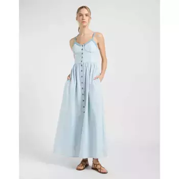 Платье Lee Corset sleeveless long, синий
