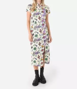 Платье Leia Midi в стиле Ice Playing Cards KITRI