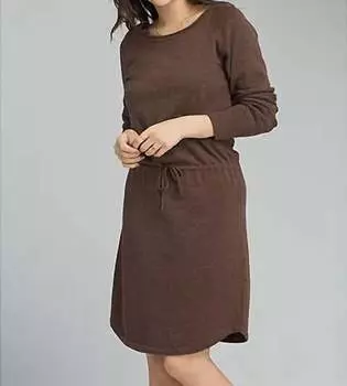 Платье Leigh Midi в стиле Wood Heather с клиновидной застежкой prAna, цвет wedged wood heather