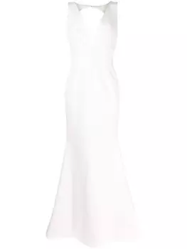 Платье Lennon с V-образным вырезом Rachel Gilbert, белый