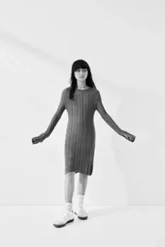 Платье лесенки H&M, зеленый