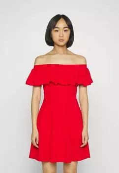 Платье летнее Alexa Ruffle Skater WAL G, красный