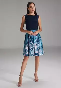 Платье летнее Aus Nachhaltigen Swing, цвет navy blue