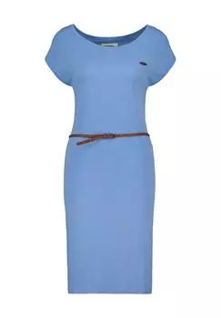 Платье летнее ЭллиАК А, пояс, бирка, женское ALIFE AND KICKIN, цвет Fjord Melang