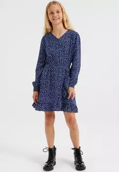 Платье летнее Met Dessin WE Fashion, синий