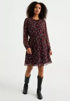 Платье летнее Met Dessin WE Fashion, фиолетовый