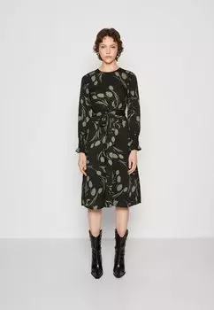 Платье летнее Vmmarta Calf Dress Vero Moda, цвет black/marta