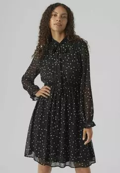 Платье летнее Vmvigga Ls Abk Exc Vero Moda, черный