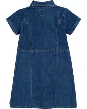 Платье Levi'S Short Sleeve Denim Western Dress, цвет Richards