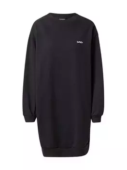 Платье LEVIS YUNA SWEATSHIRT DRESS BLACKS, черный