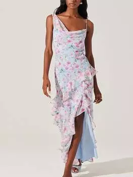 Платье Левина Astr The Label, синий