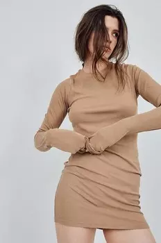 Платье LIGHT RIB Muuv., коричневый