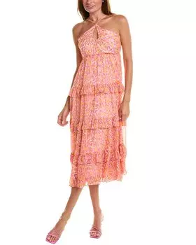 Платье LIKELY Danielle Midi, красный