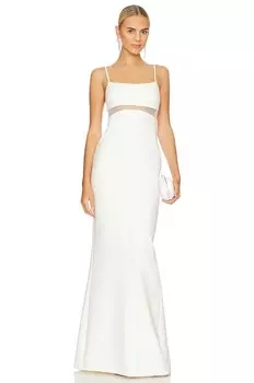 Платье LIKELY Stefania Gown, белый