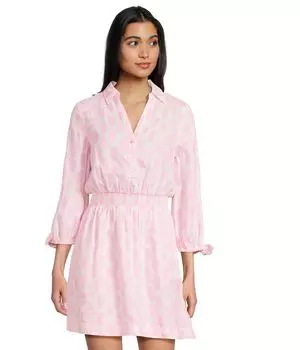 Платье Lilly Pulitzer Abralynn Long, цвет Rousseau Pink Slice Of Sunshine