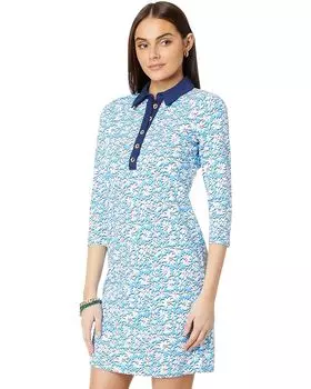 Платье Lilly Pulitzer Ainslee 3/4 Sleeve, синий
