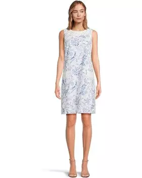 Платье Lilly Pulitzer Anabelle Stretch Shift, цвет Resort White Barefoot Beachcombers