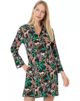 Платье Lilly Pulitzer Chessie Upf 50+ Dress, цвет Multi Dancing In The Moonlight