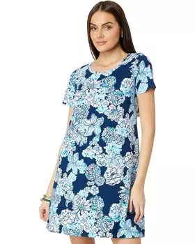 Платье Lilly Pulitzer Cody Short Sleeve, нави