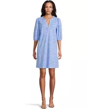 Платье Lilly Pulitzer Colson Dress, цвет Sunwashed Blue Seacrets