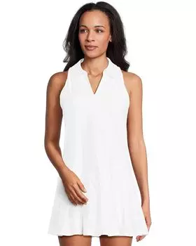 Платье Lilly Pulitzer Dania Pleated Dress Upf 50, цвет Resort White